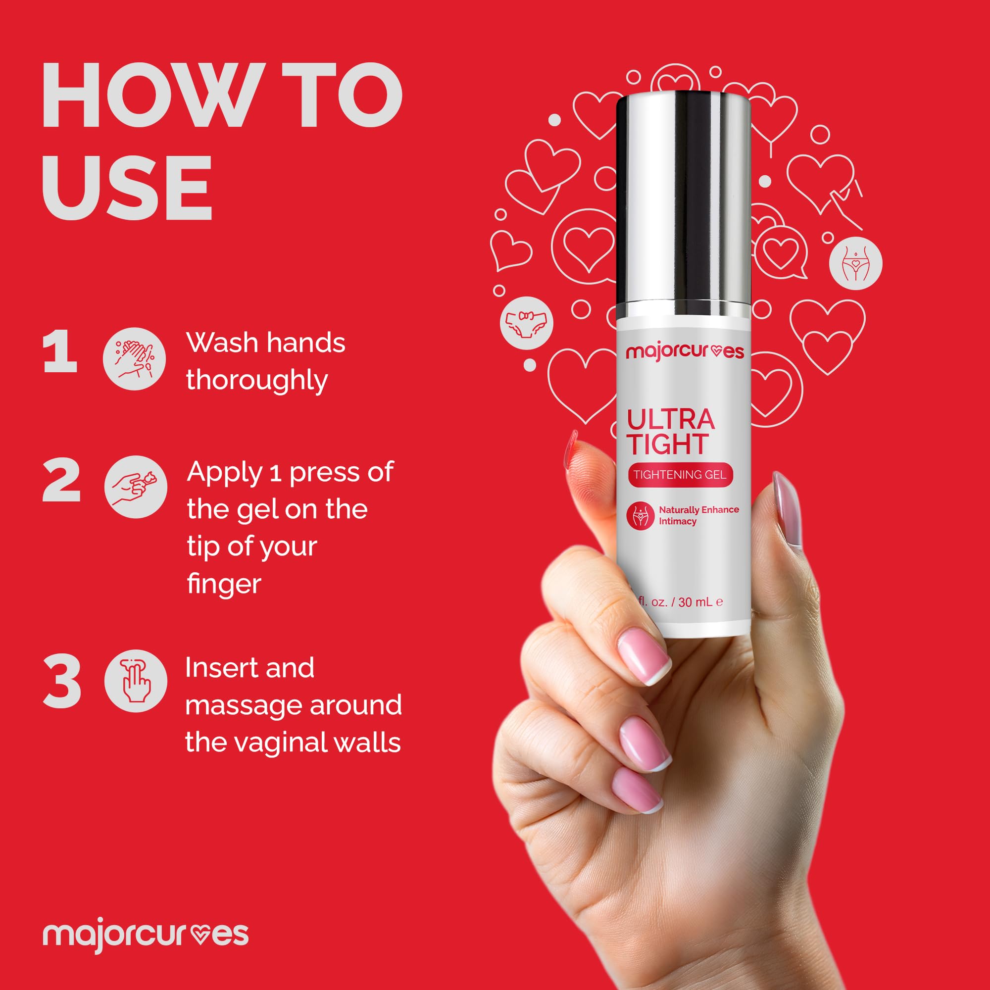 Major Curves Ultra Gel: envase fácil de usar para rutinas diarias