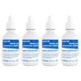 MAJOR Deep Sea Saline: botella 4-pack para alivio suave de la nariz.