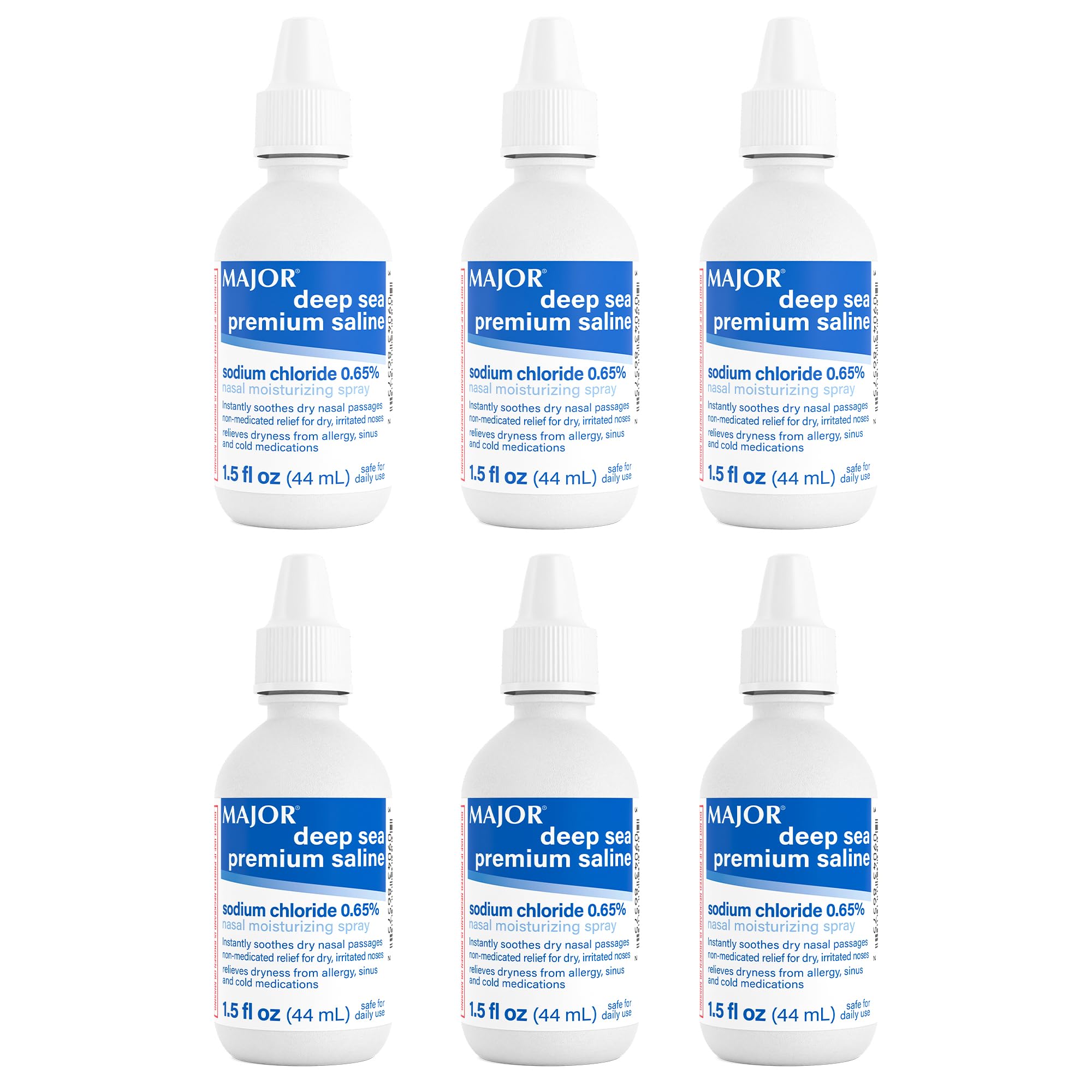 MAJOR Deep Sea Saline spray nasal en botella; ayuda a hidratar la mucosa nasal diaria