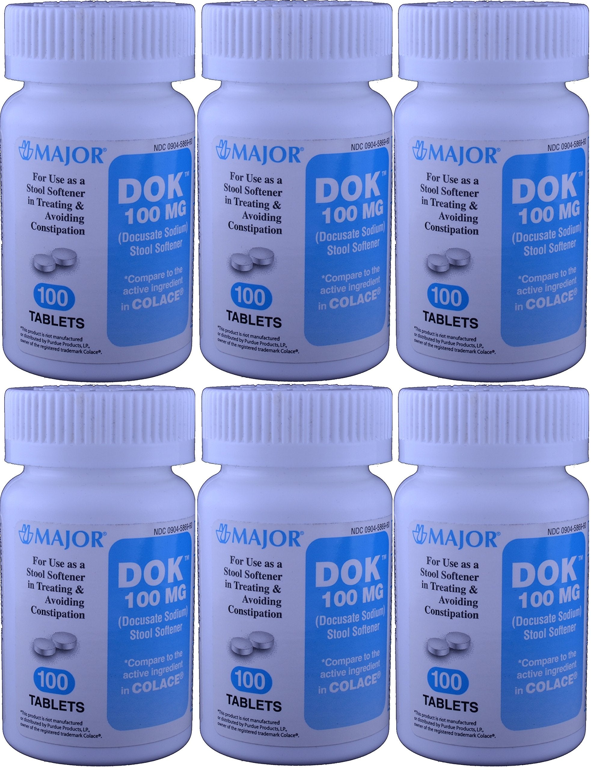 Docucate MAJOR tabletas-sodio-botella: alivio suave para estreñimiento ocasional