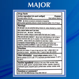 MAJOR Docusate 250 mg: uso nocturno recomendado para apoyo