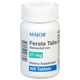 MAJOR Ferate Tabletas en frasco: aporte diario de hierro.