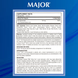 MAJOR Ferrex-150 etiqueta nutricional, datos claros para elegir suplemento.