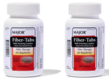 MAJOR Fiber-Tabs frente a la botella, promueve movimientos intestinales regulares.