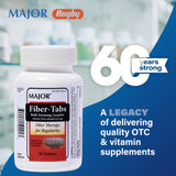 MAJOR Fiber-Tabs tomando con agua, facilita la deglución y el uso diario.
