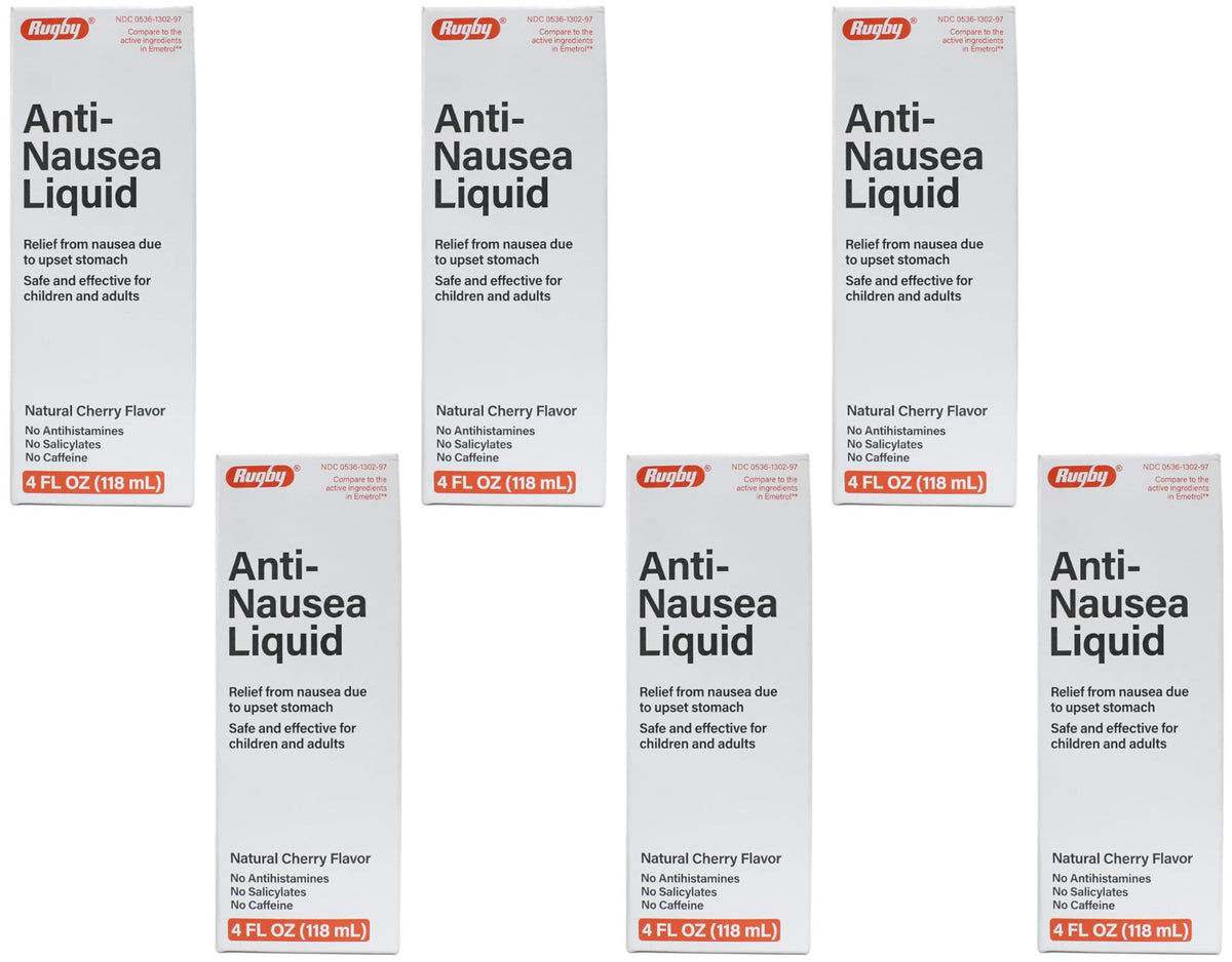 MAJOR Formula EM: botella con sabor a cereza para alivio posible de náuseas.