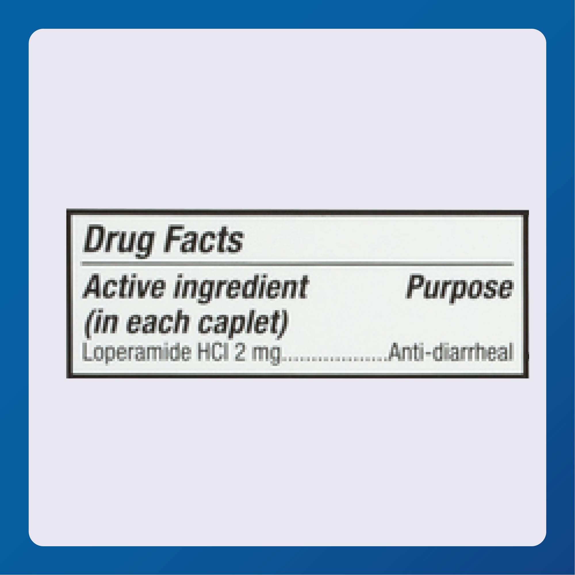 MAJOR loperamida 2 mg para diarrea, útil durante viajes