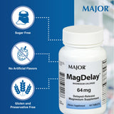 MAJOR MagDelay etiqueta sin sodio para estilo de vida consciente