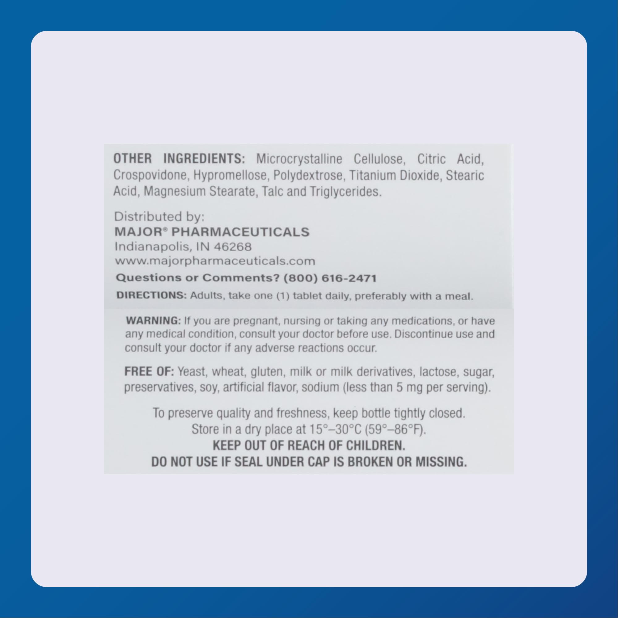 MAJOR Magnesio 500 mg – comprimidos fáciles de tragar, rutina de bienestar diaria.