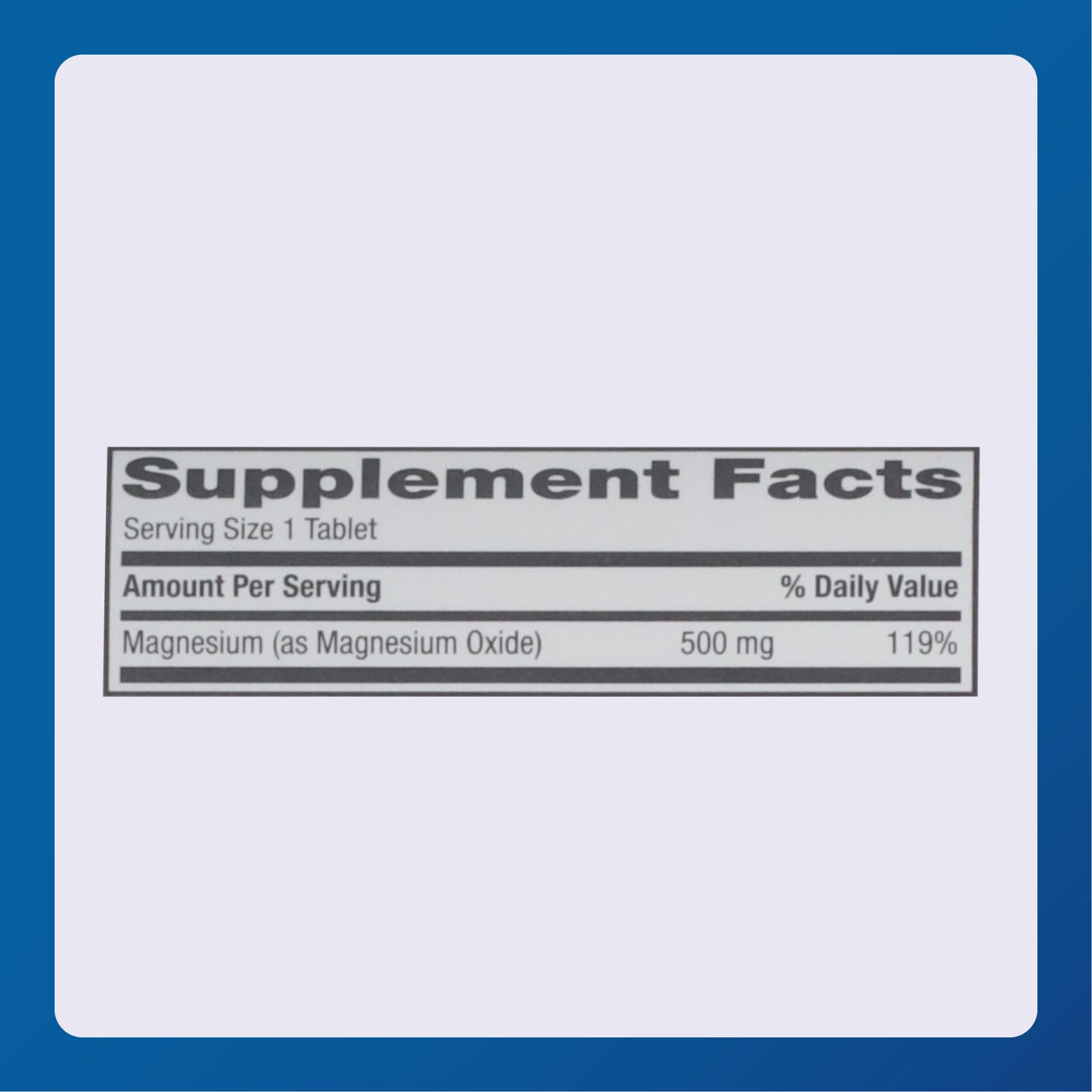 MAJOR Magnesio 500 mg – empaque de dos unidades, opción de compra más conveniente.