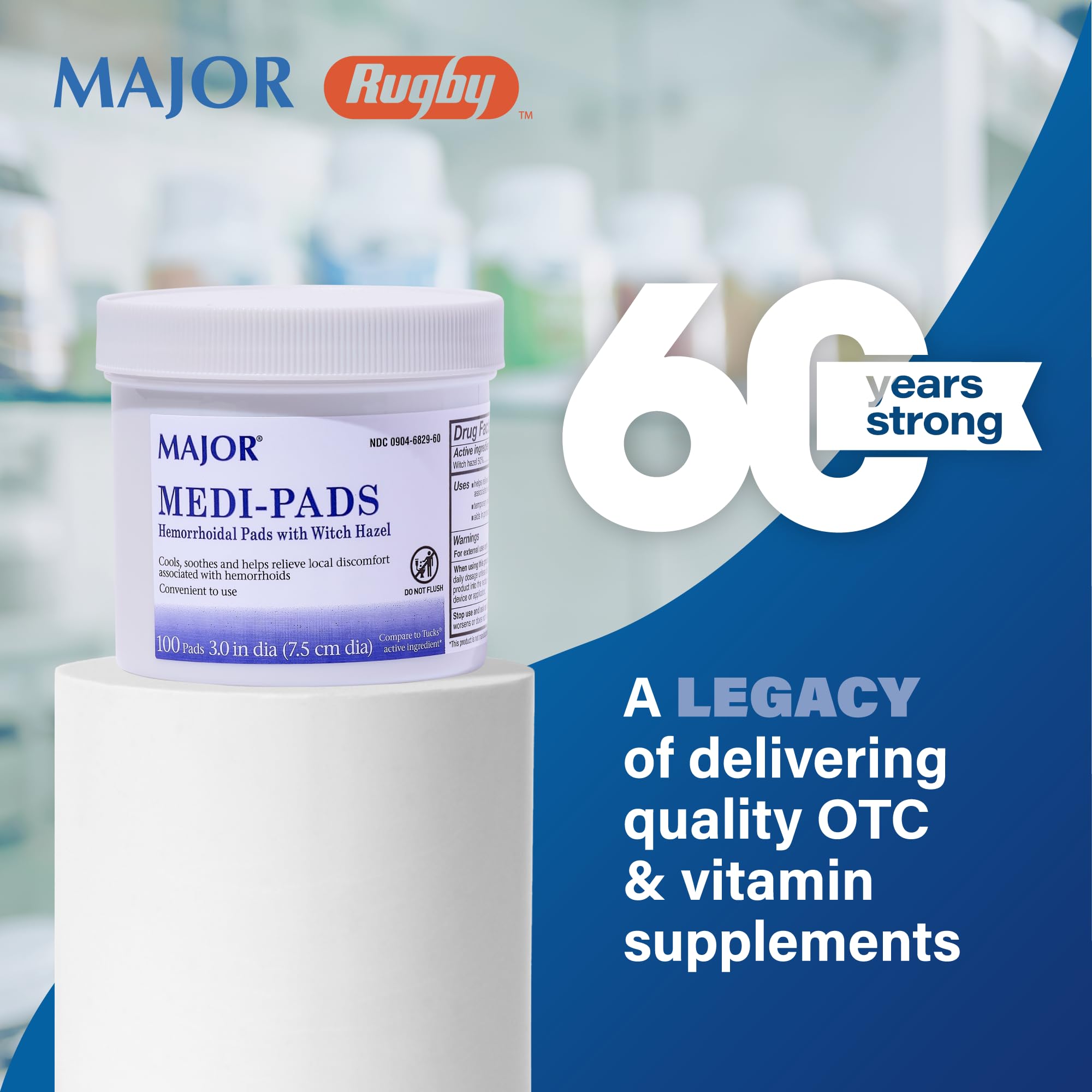 MAJOR Medi-Pads compromiso de calidad regulada y confiable.