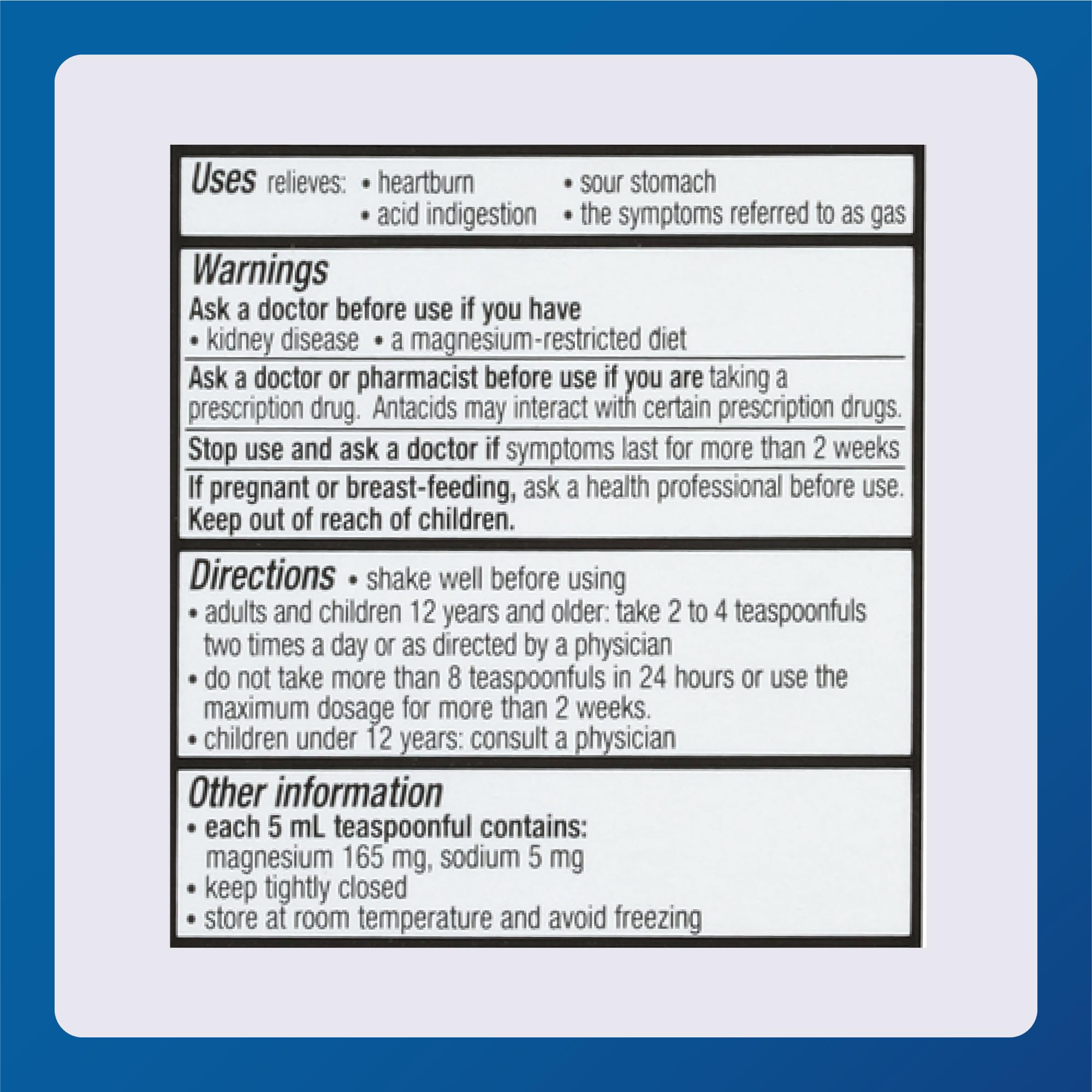 Caja de empaque Mintox para exhibición en tiendas.