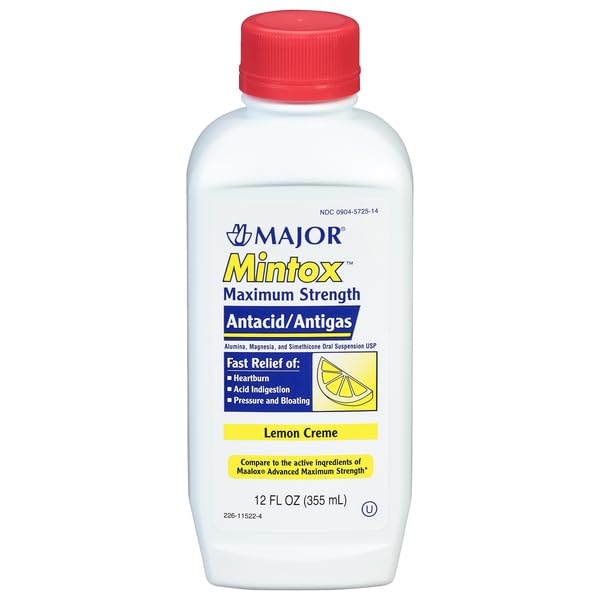 Major Mintox envase de 355 mL, formato práctico para uso diario.