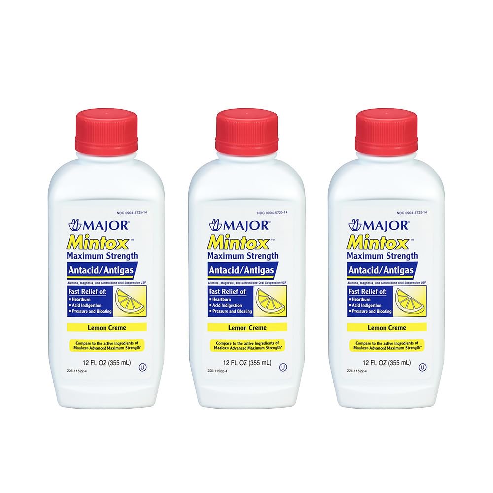 MAJOR Mintox frasco alivio rápido de acidez estomacal y malestar