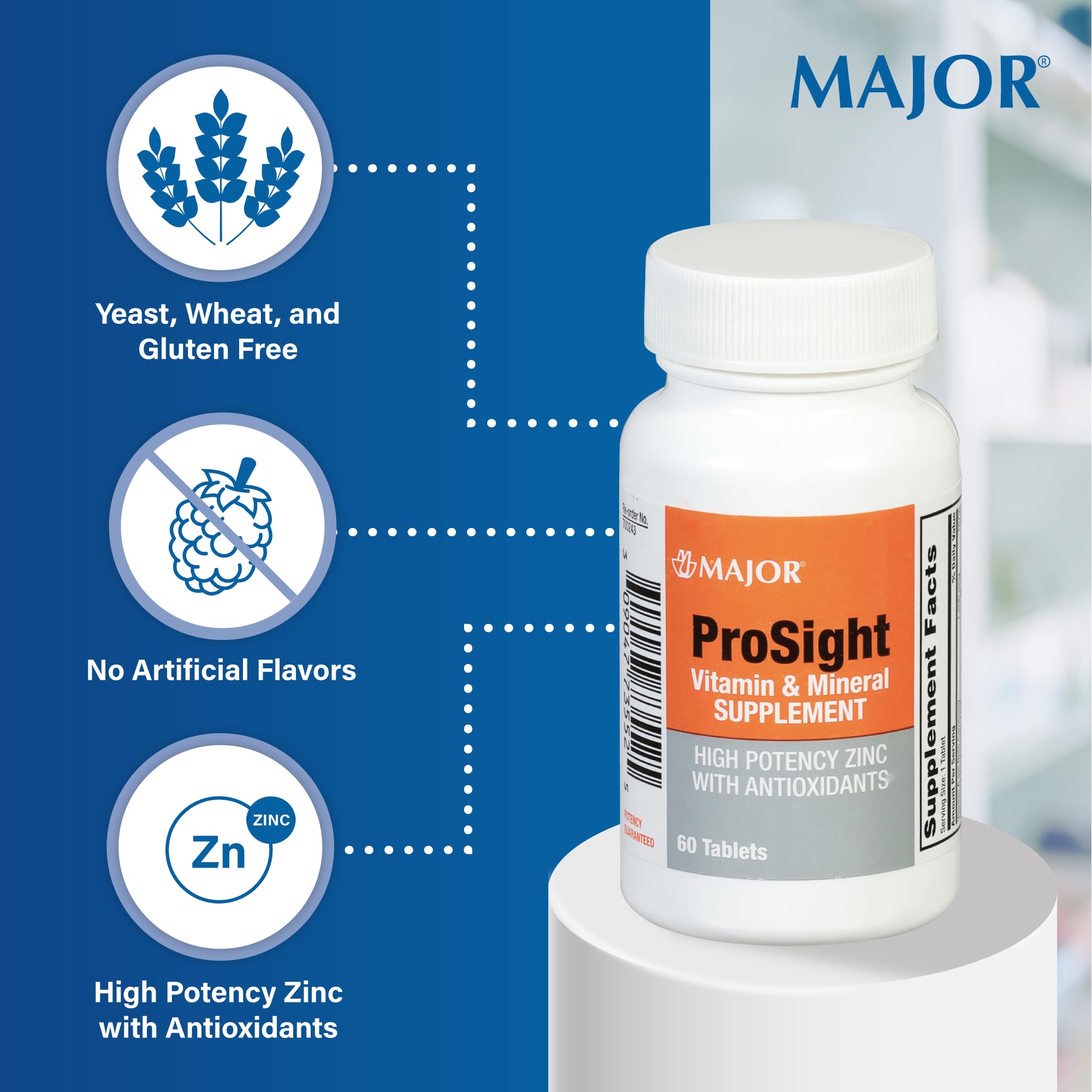 Major ProSight dosis diaria recomendada para consumo diario.