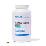 MAJOR Senna frasco frontal; laxante vegetal natural para uso ocasional