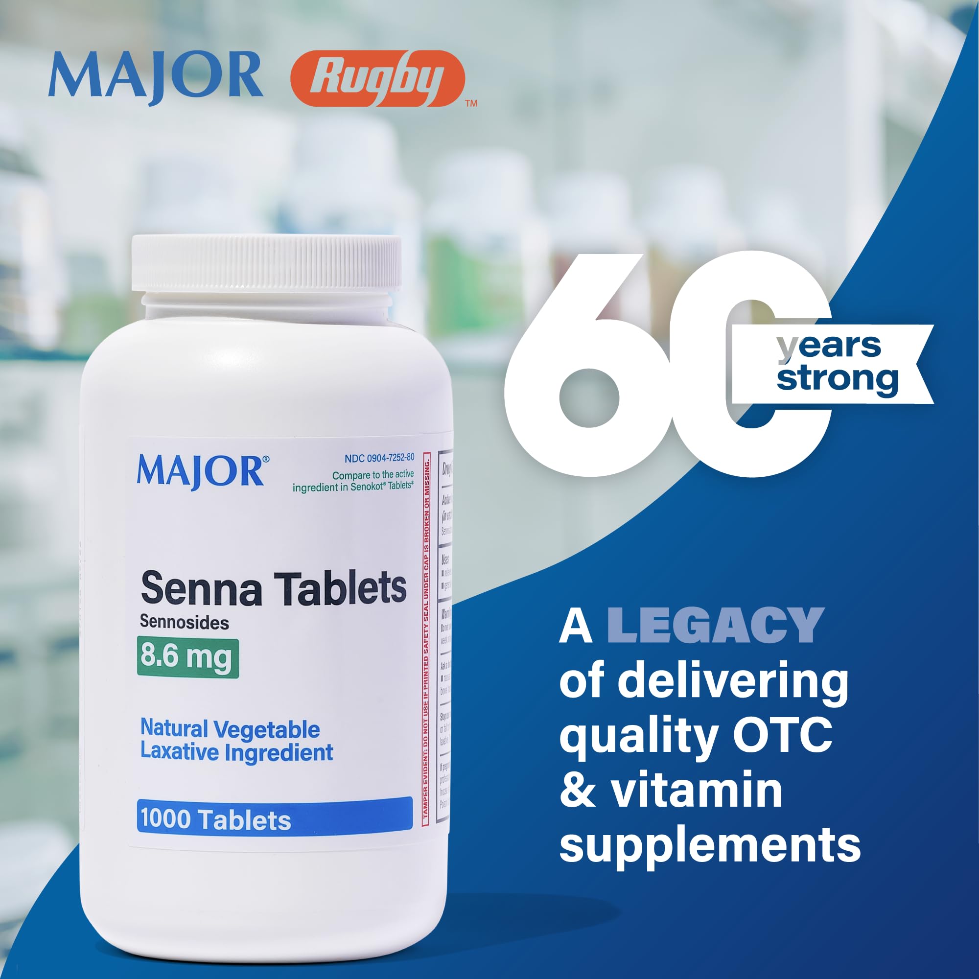 MAJOR Senna uso ocasional para favorecer movimiento intestinal