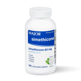 MAJOR Simeticona: tableta masticable de 80 mg para alivio del gas.