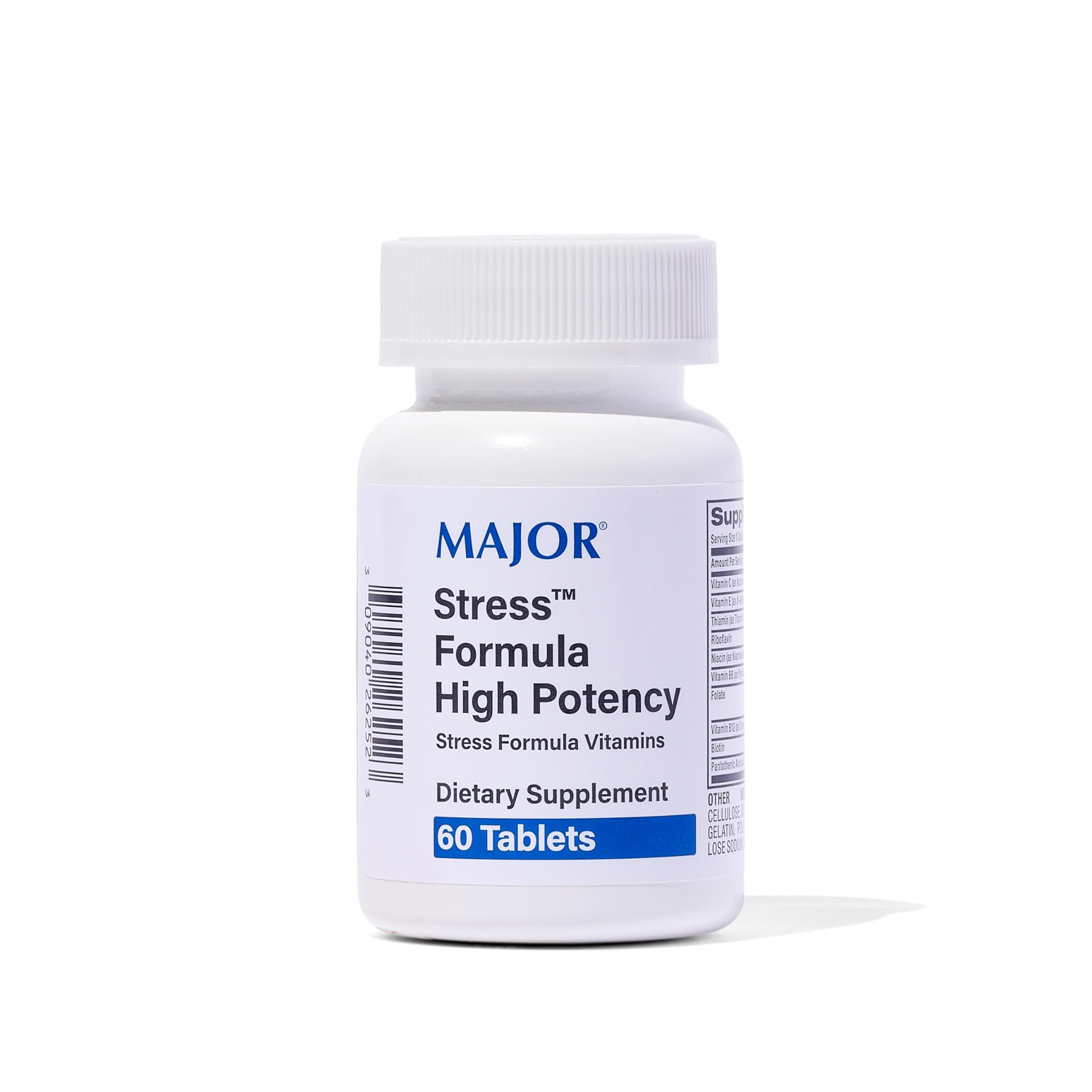 MAJOR Stress Formula en botella con tabletas para uso diario