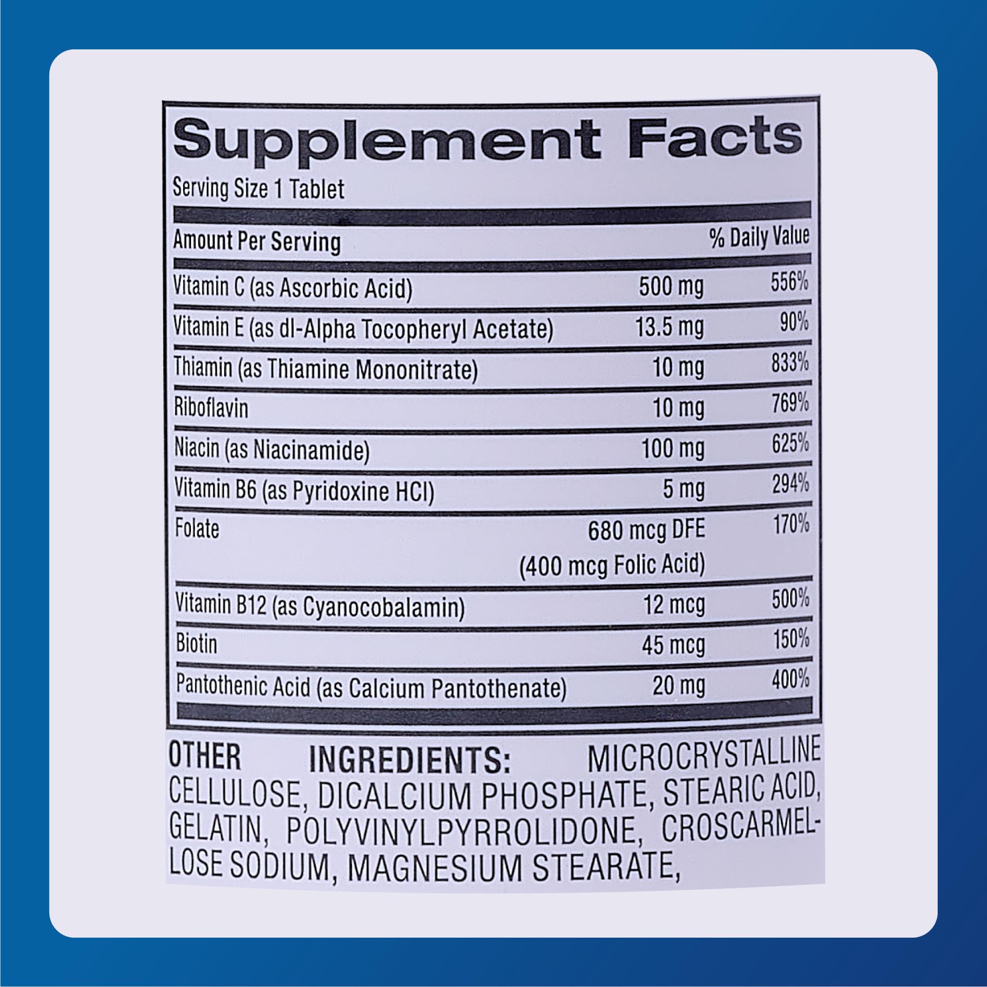 Caja de MAJOR Stress Formula en estante de farmacia