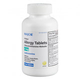 MAJOR tabletas alergia en envase, lista para usar durante temporadas de polen.