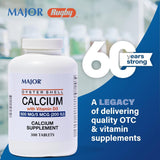 MAJOR suplemento de calcio con D3, ideal para rutinas diarias.
