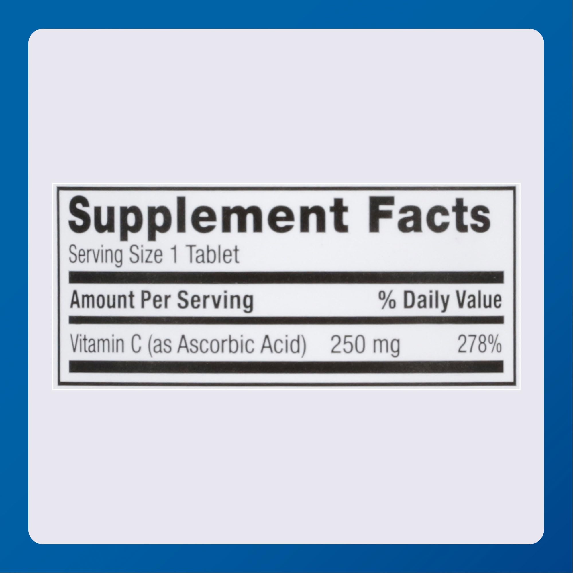 MAJOR Vitamin C 250 mg, empaque práctico para estantería