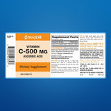 MAJOR Vitamina C-500 dosis diaria: práctica y accesible