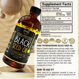 MAJU Aceite de Semilla Negra rutina diaria para bienestar general.