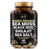 Maju Superfoods 18 en 1, botella de alga marina para hidratación y bienestar diario.