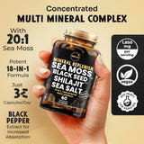 Maju Superfoods 18 en 1, extracto concentrado en cápsulas para energía sostenida.