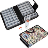 Estuche floral MAKABAKA para pastillas, ideal para organizar una semana.