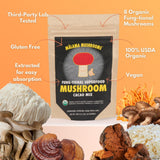 Malama Mushrooms: reishi en cacao para energía sostenida.