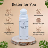 Mama Bear Oasis rodillo magnesio aloe lavanda ofrece cuidado suave