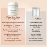 Ingredientes naturales arnica y aloe vera en Mama Bear Oasis