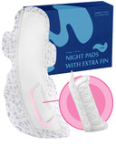 MAMARISSA almohadillas nocturnas con alas, tamaño 4, protección estable durante la noche