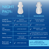 MAMARISSA protección nocturna total para dormir con comodidad