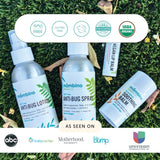 Mambino Organics Anti-Bug Spray para toda la familia, uso suave en piel sensible