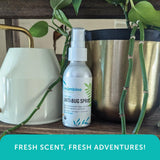 Mambino Organics Anti-Bug Spray tamaño de viaje, ideal para mochilas y salidas