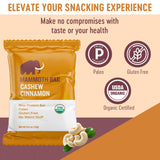 Mammoth Bar Cashew Canela snack energético saludable para deporte