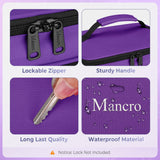 Mancro material resistente al agua protege el contenido.