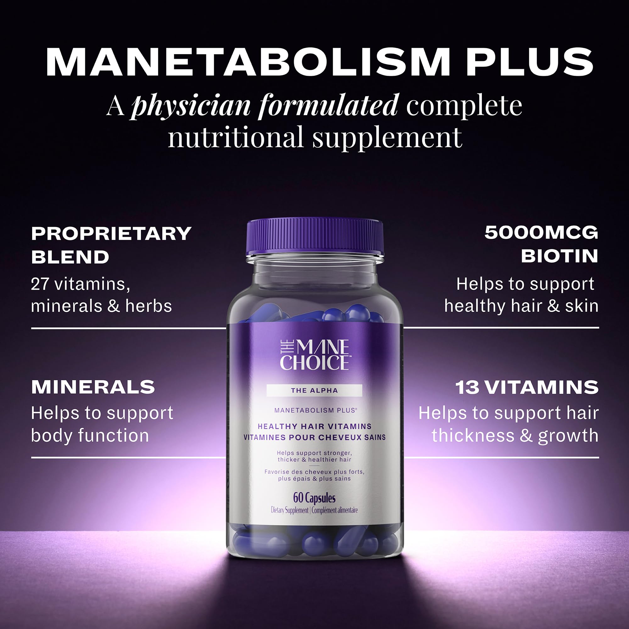 Manetabolism Plus, presentación en caja, fácil de identificar y almacenar.