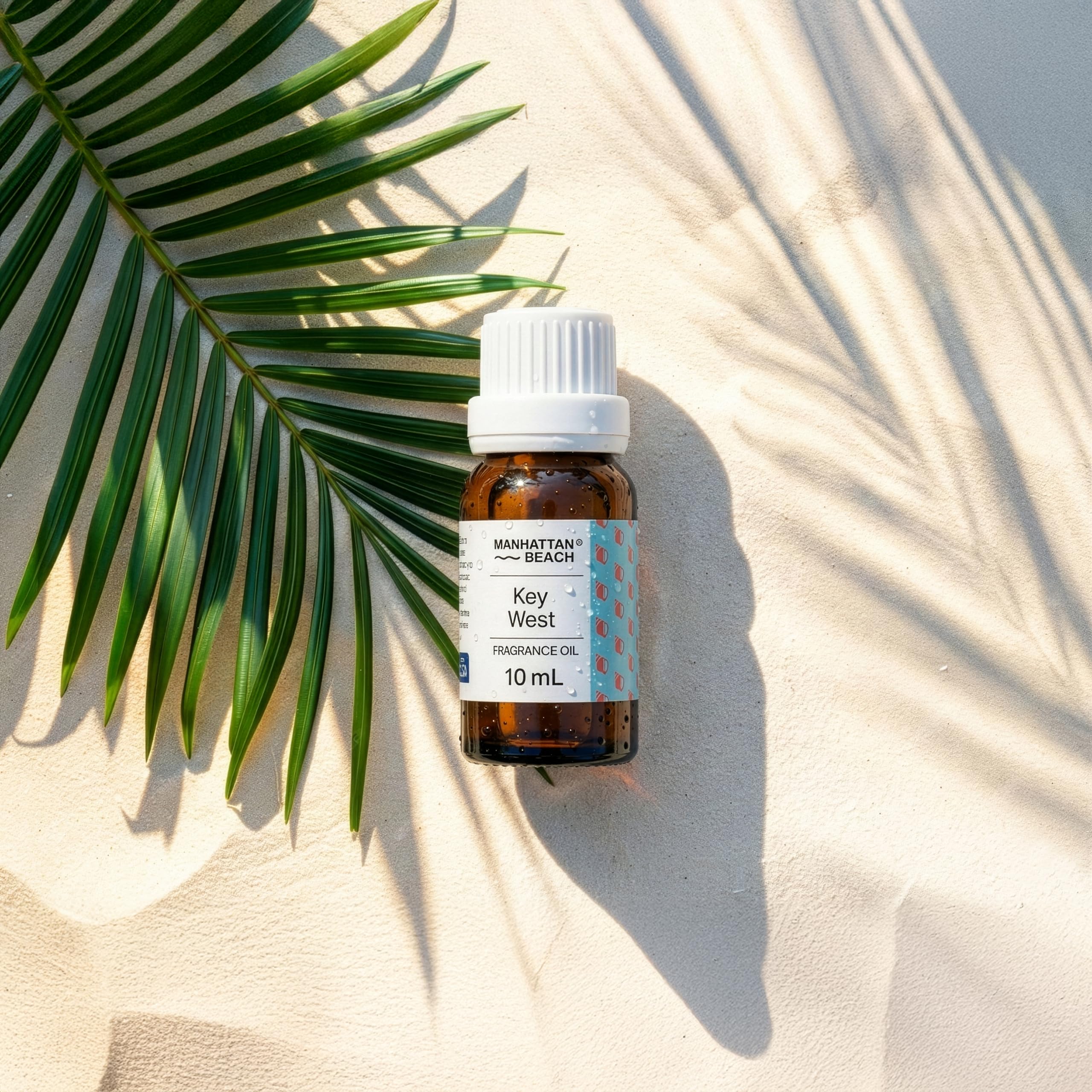 Manhattan Beach Frasco-ambar-10ml: envase elegante para uso diario.