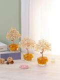 MANIFO arbol-cristal-citrine-tamano-13-14cm ideal para estancias pequeñas.