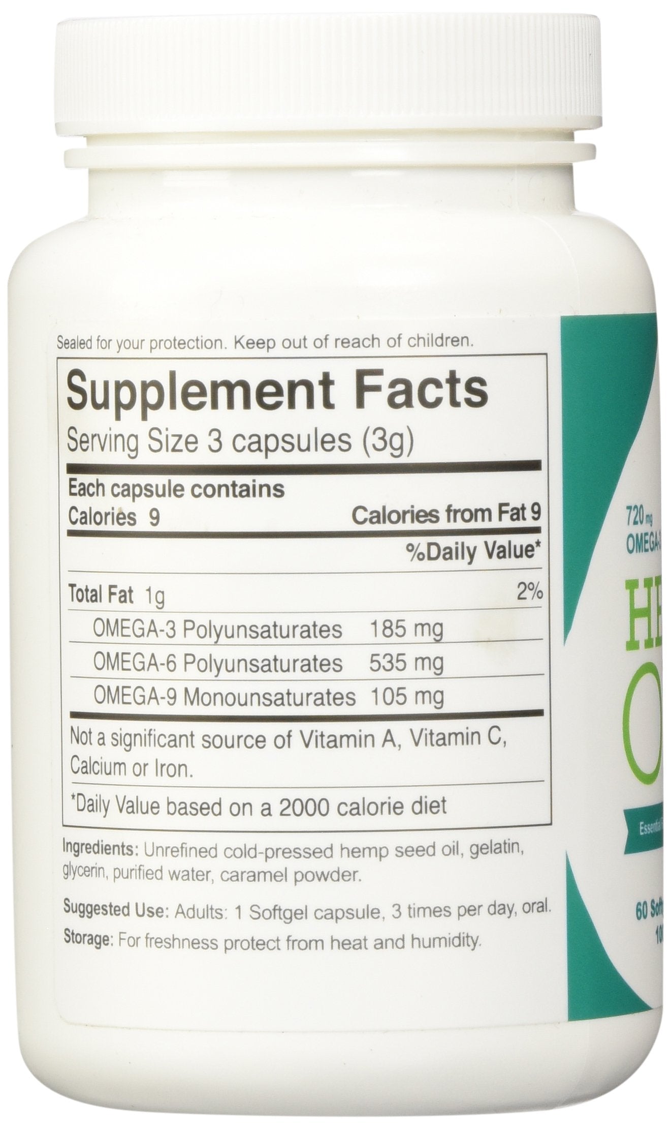 Manitoba Harvest Aceite de Cáñamo caja, certificado libre de OGM para consumo diario