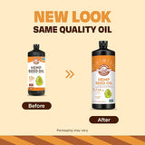 Aceite de cáñamo Manitoba Harvest en ensalada, color verde y aroma suave.