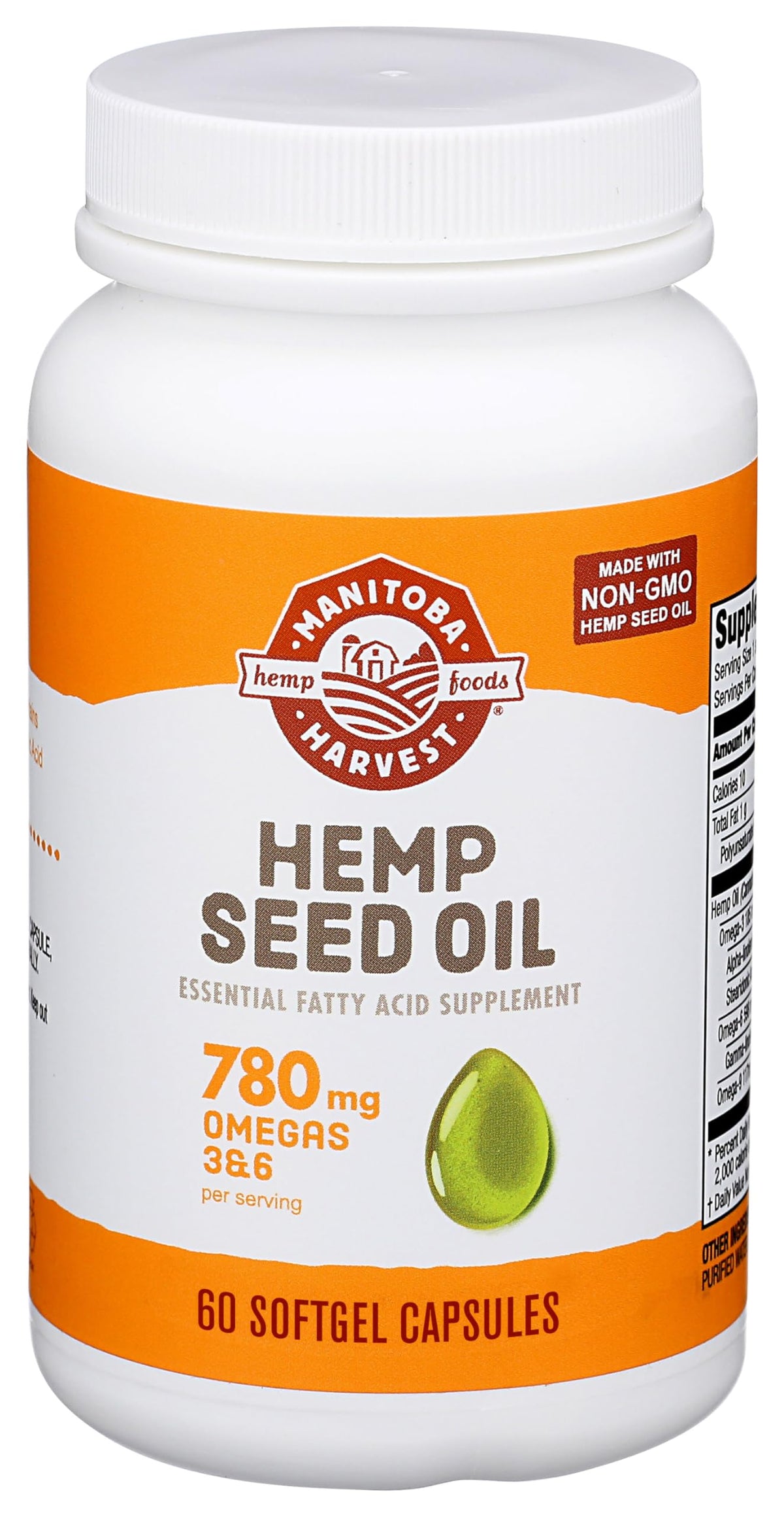Manitoba Harvest cápsulas de aceite de cáñamo: opción conveniente para uso diario.