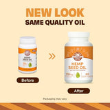 Envase de aceite de cáñamo Manitoba Harvest, diseño práctico para casa.