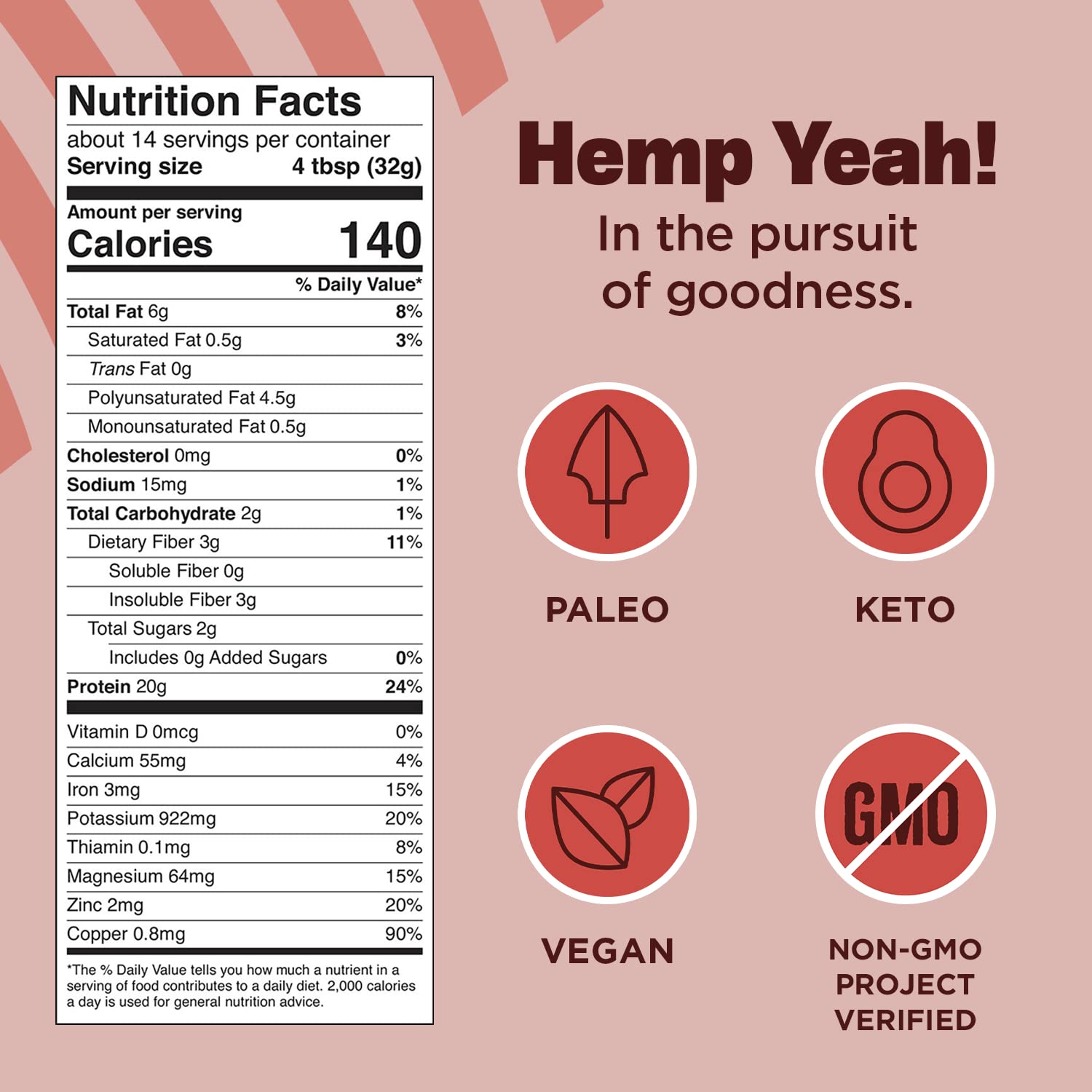 Batido de Manitoba Harvest Hemp Yeah con platano y cacao, muestra el uso de la proteína