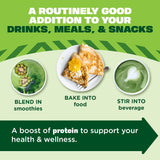 Manitoba Harvest Hemp Yeah textura-polvo, polvo vegetal para hornear y avena